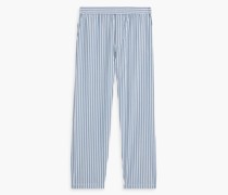 Pyjama-Hose aus Baumwollpopeline mit Streifen