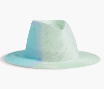 Blaine Fedora aus Sisalfaser mit Organza-Besatz