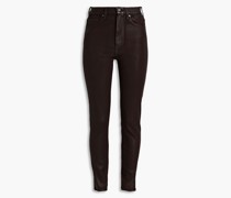 Cheeky hoch sitzende Skinny Jeans mit Beschichtung 24