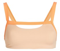 Lina zweifarbiges Bikini-Oberteil mit Cut-outs