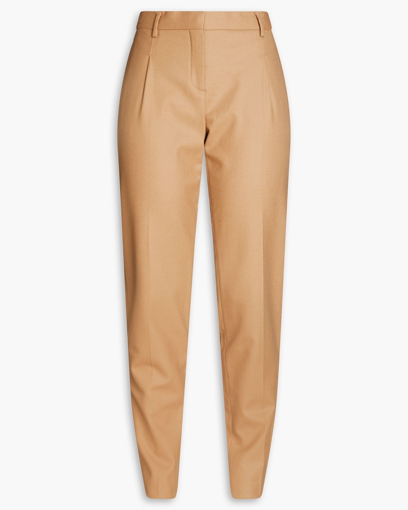 Valentino Garavani Damen Hose mit schmalem Bein aus Flanell aus einer Wollmischung Valentino Garavani Damen Hose mit schmalem Bein aus Flanell aus einer Wollmischung