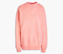 Supernova Sweatshirt aus Baumwollfleece mit Stickereien