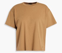 T-Shirt aus Baumwoll-Jersey mit Stickereien
