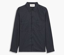 Hemd aus Twill aus einer gebürsteten Baumwoll-Tencel®-Mischung S