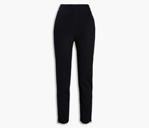 Verzierte Hose mit schmalem Bein aus Jersey aus einer Wollmischung