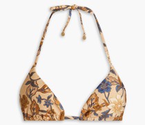 Soraya Tara Triangel-Bikini-Oberteil mit floralem Print