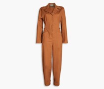 Jumpsuit aus Twill aus Stretch-Baumwolle