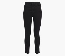 Cropped mid-rise skinny jeans