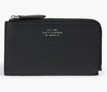 Pochette aus Narbenleder