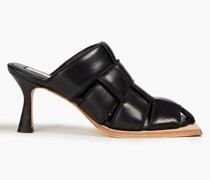 Mayte Mules aus geflochtenem Leder