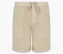 Shorts aus Baumwoll-Jersey mit Popeline-Besatz 3