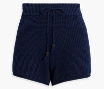 Shorts aus Häkelstrick aus Baumwolle