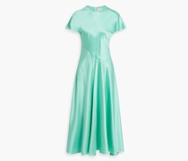 Midikleid aus Seidensatin