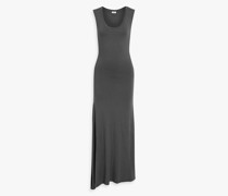 Asymmetrisches Maxikleid aus Stretch-Jersey M