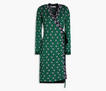 Alexandrina Wickelkleid aus Jacquard-Strick