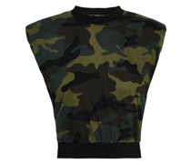 Kendrick Cropped Tanktop aus Baumwoll-jersey mit Print