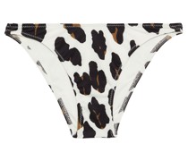 Tief sitzendes Bikini-Höschen mit Leopardenprint