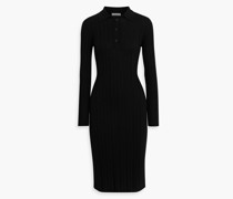 Rae Kleid aus gerippter Merinowolle L
