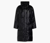 Carter Oversized-Mantel aus gestepptem Shell