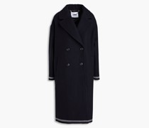 Doppelreihiger Mantel aus Tweed aus einer Wollmischung