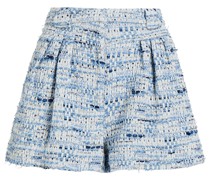 Claris Shorts aus Tweed aus einer Baumwollmischung mit Falten