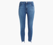 Alana hoch sitzende Cropped Skinny Jeans inDistressed-Optik 23
