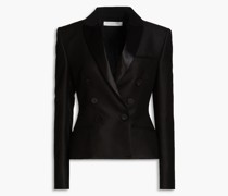 Doppelreihiger Blazer aus Twill