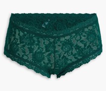 Slip aus elastischer Spitze mit niedriger Taille S