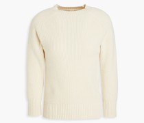 Gerippter Pullover aus Kaschmir