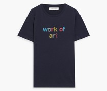 T-Shirt aus Bio-Baumwoll-Jersey mit Print