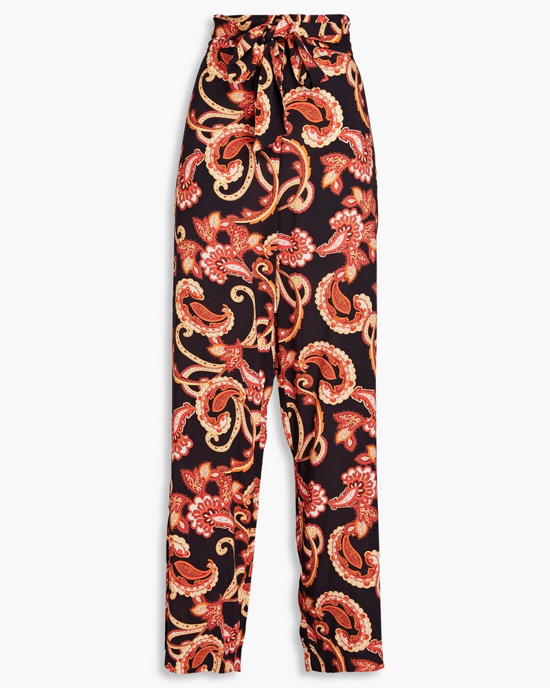 JETS Australia Damen Bedruckte Hose mit weitem Bein aus Webstoff JETS Australia Damen Bedruckte Hose mit weitem Bein aus Webstoff