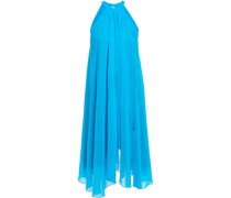 Iris asymmetrisches Midikleid aus Chiffon mit Raffung