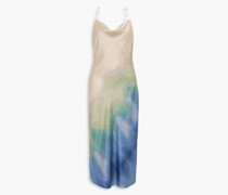 Shallon Slip Dress aus Satin aus einer Seidenmischung mit Print
