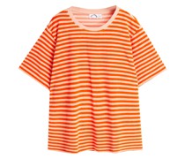 Shala Eva T-Shirt aus Frottee aus einer Baumwollmischung mit Streifen