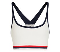 Gestreifter Sport-BH aus Stretch-Material