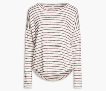 Strickoberteil mit Streifen