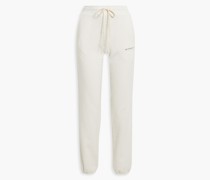 Track Pants aus Frottee mit Stickereien