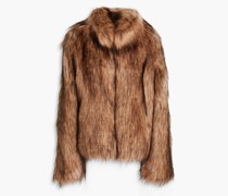 Jacke aus Kunstfell