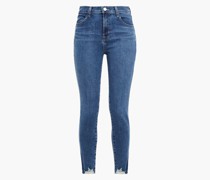 Halbhohe Skinny Jeans inDistressed-Optik 24