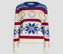 Christmas Pullover aus einer Wollmischung mit Fair-Isle-Muster