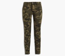 Florence hoch sitzende Skinny Jeans mit Camouflage-Print