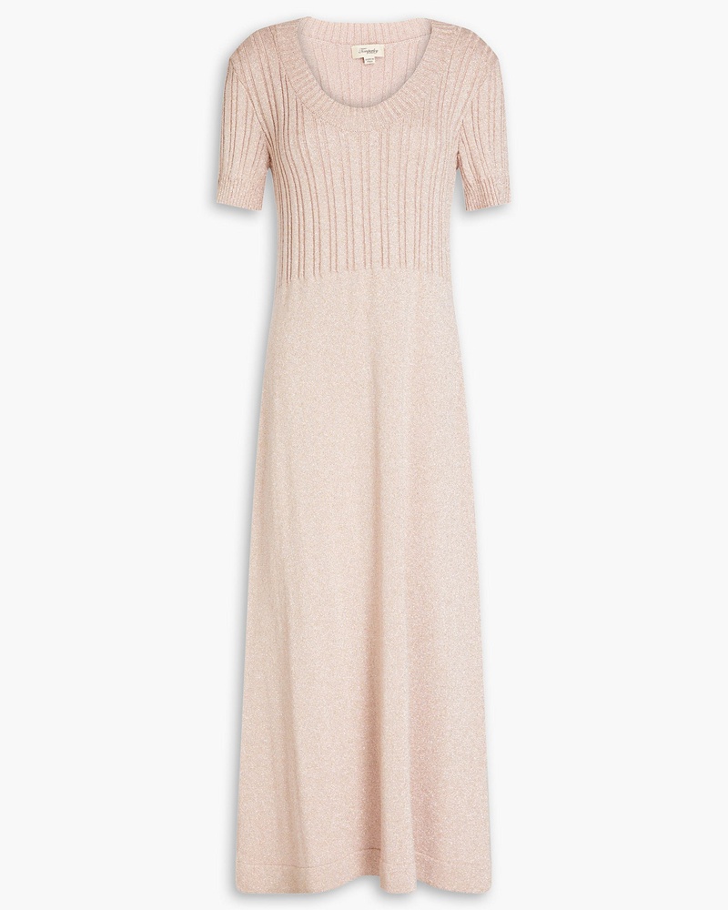 Temperley London Damen Cindy Midikleid aus Metallic-Rippstrick Temperley London Damen Cindy Midikleid aus Metallic-Rippstrick