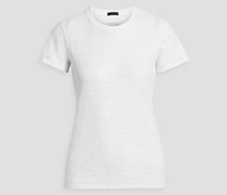 T-Shirt aus Baumwoll-Jersey mit Glitter-Finish