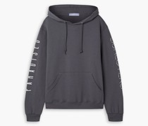 Club bedruckter Hoodie aus Fleece aus einer Baumwollmischung S