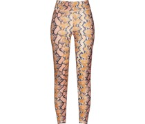 Sanibel Stretch-Leggings mit Schlangenprint