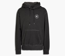 Hoodie aus Baumwollfrottee mit Print S