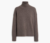 Rollkragenpullover aus einer Woll-Kaschmirmischung