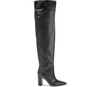 Morgan 85 Overknees aus Stretch-Leder