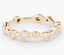 Ring aus 14 KT. Gold mit Diamanten