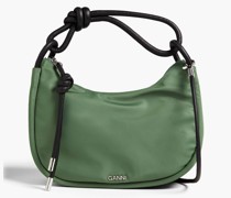 Schultertasche aus Leder und Shell
